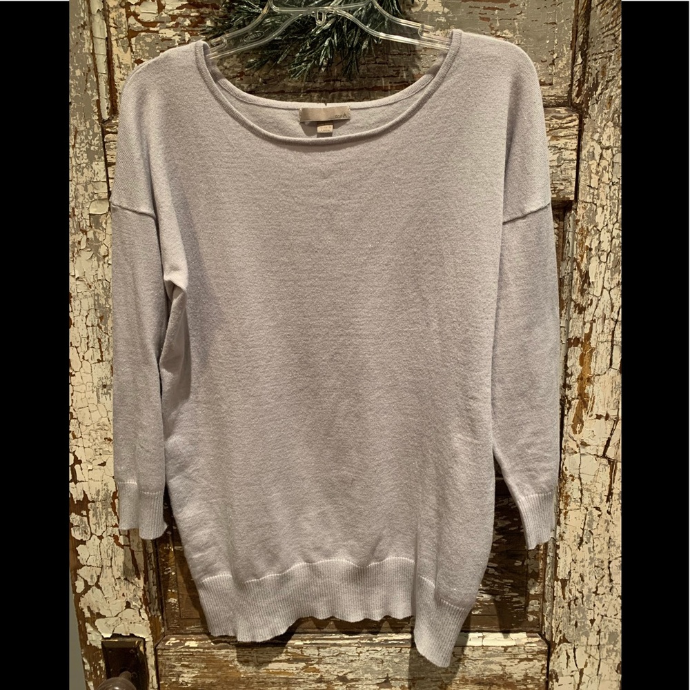 Gray sparkly sweater